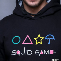 هودی طرح squid game