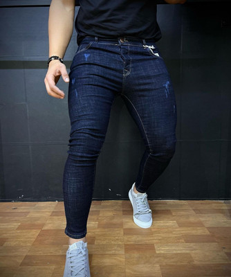 شلوار جین سرمه ای سیر برای تمامی سایزها