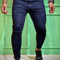 شلوار جین سرمه ای مردانه