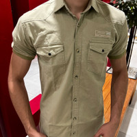 پیراهن جین دوجیب مردانه در رنگ بندی شیک و جدید