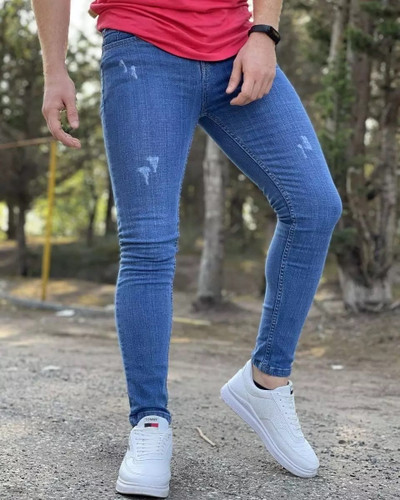 شلوار جین آبی مردانه