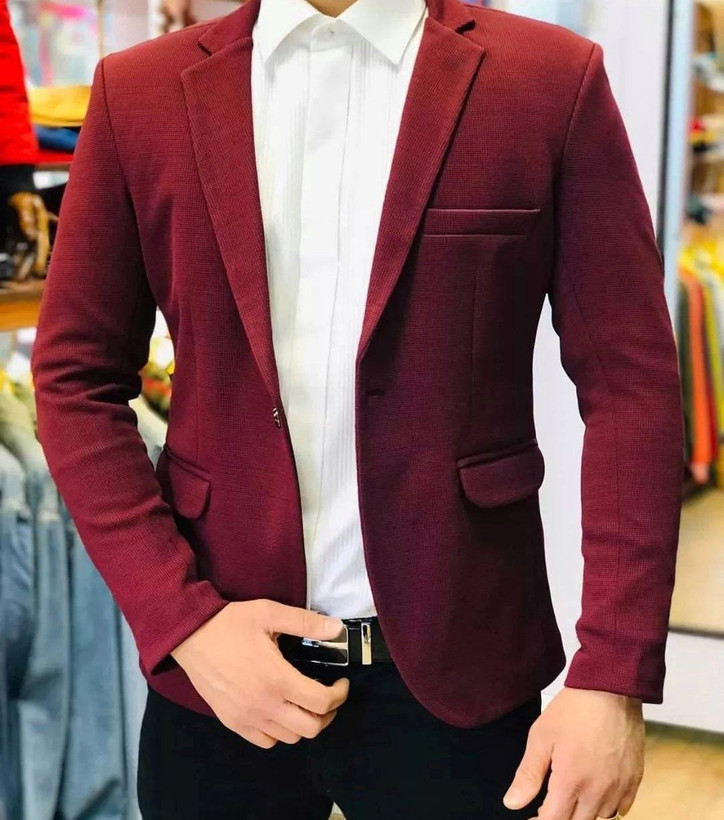 کت اسپورت زرشکی