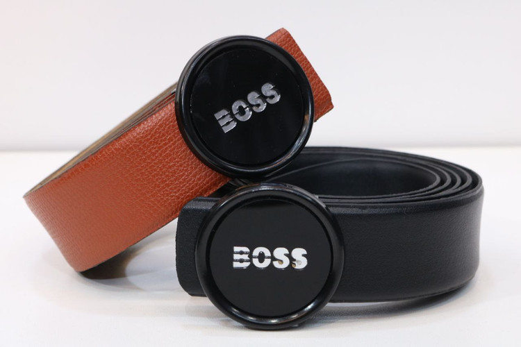 کمربند مردانه پلاکی boss