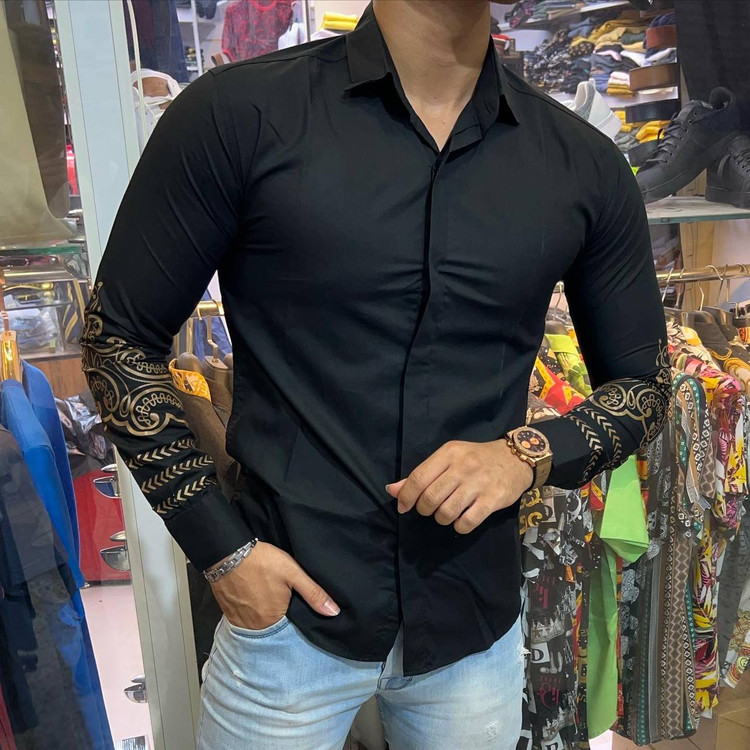 پیراهن خاص مردانه طلاکوبی شده