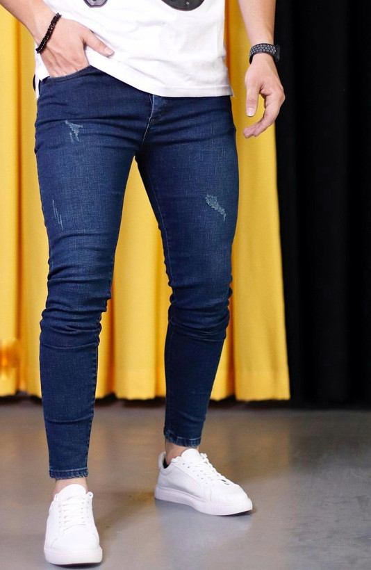 شلوار جین سورمه ای مردانه