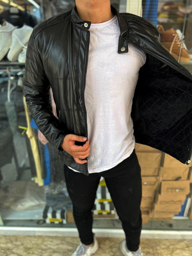 کاپشن چرم مردانه