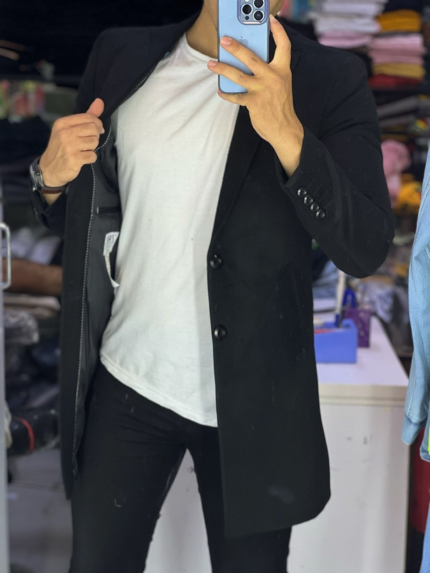 پالتو فوتر مشکی درجه یک ترک