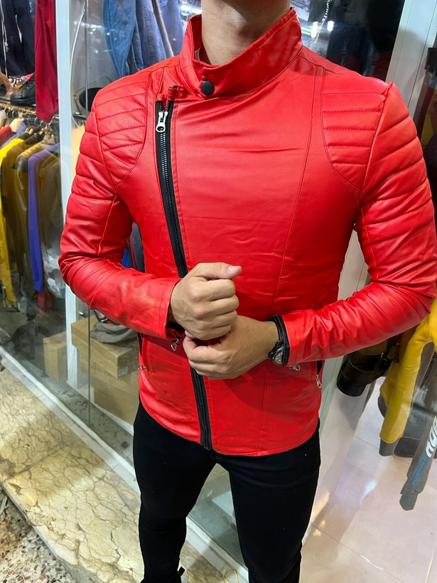 کت چرم مردانه