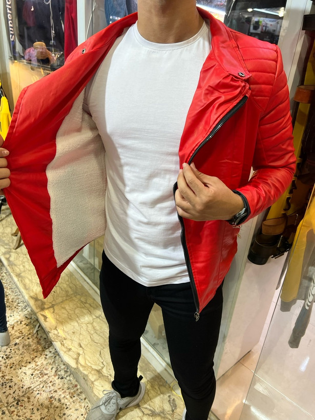 کاپشن چرم مردانه