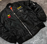 کاپشن خلبانی مشکی برزنتی