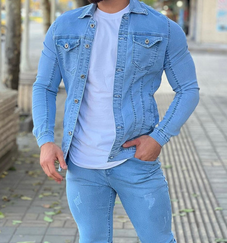 کت جین یخی بدون خز کد 35452