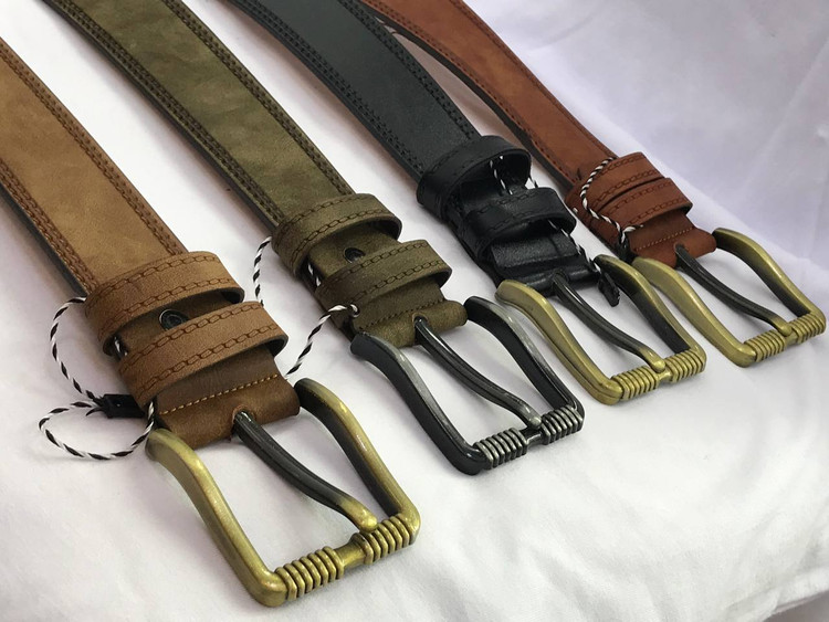 کمربند مردونه زبانه دار چرم صنعتی کیفیت عالی