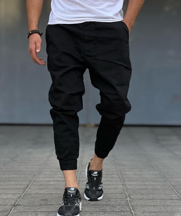 شلوار اسلش جاگر مردانه پارچه کتان +کمر و دمپا گتر-تضمین کیفیت