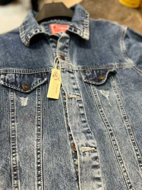 کت جین آبی یخی بدون