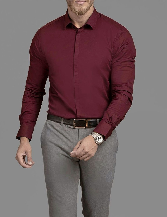 پیراهن زرشکی