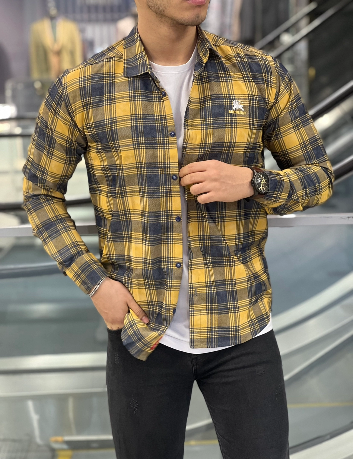 پیراهن جدید پارچه دنیم با کیفیت استثنایی و گارانتی