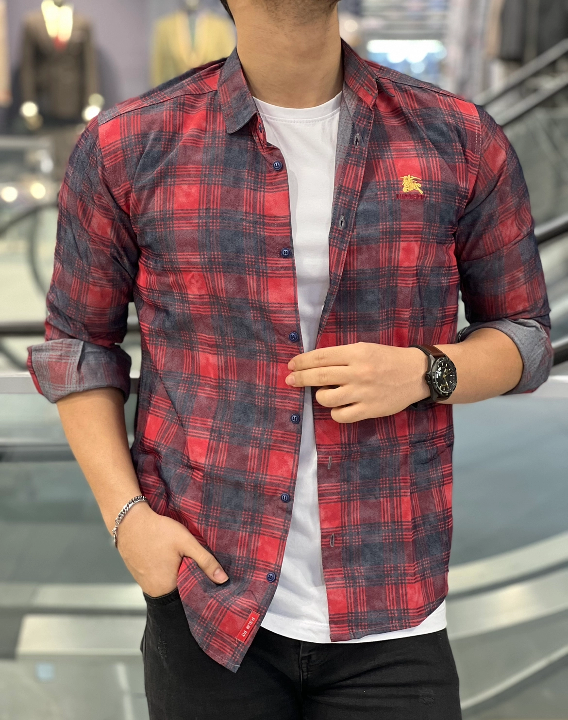 پیراهن جدید پارچه دنیم با کیفیت استثنایی و گارانتی