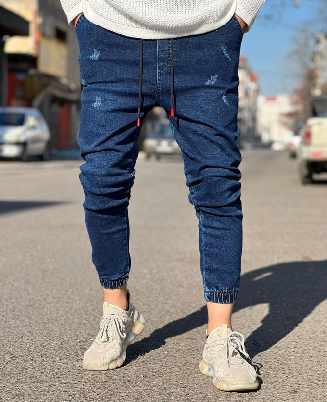 اسلش آبی جین مردانه