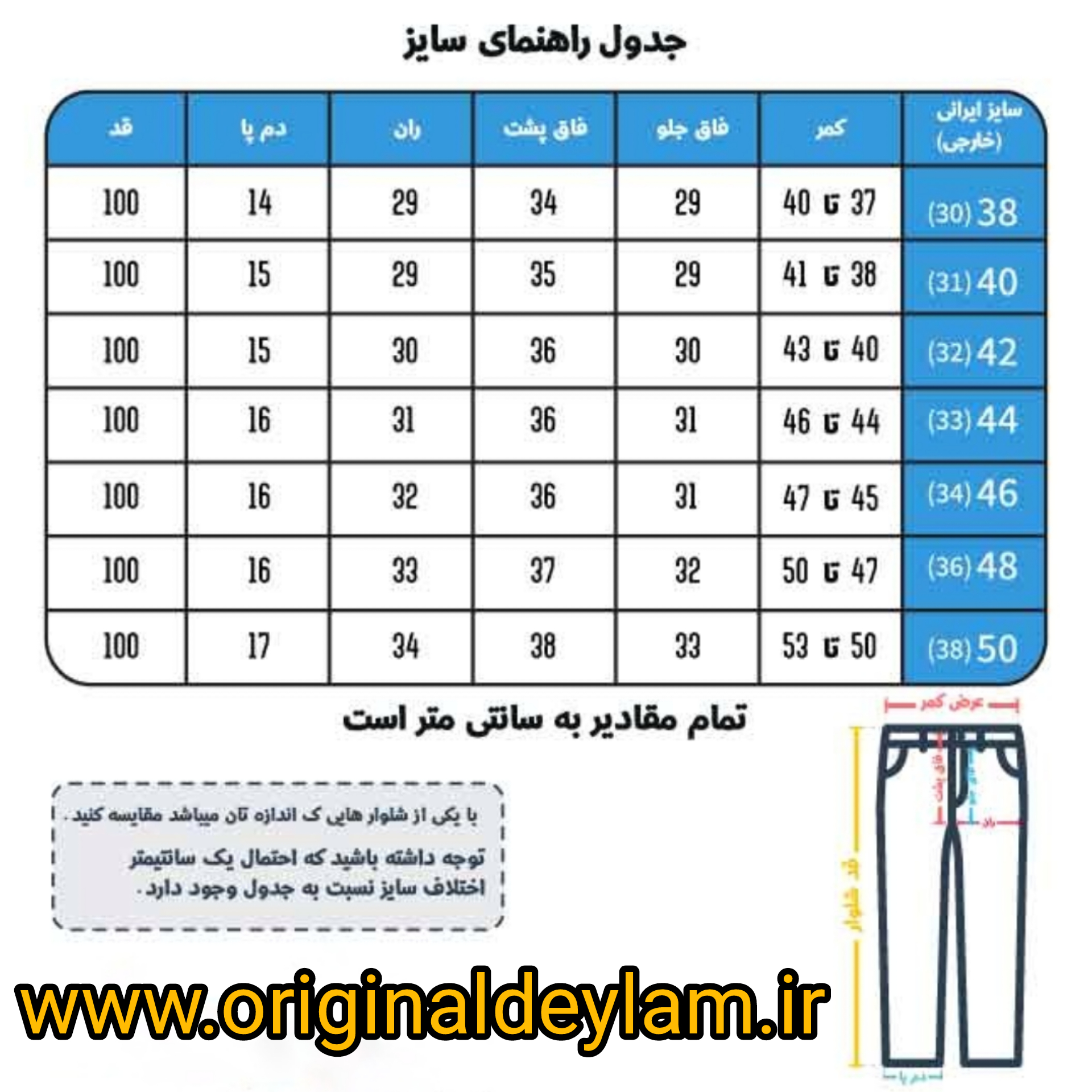 شلوار جین دودی مام فیت مردانه