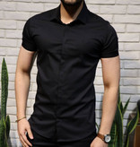 خرید پیراهن مشکی آستین کوتاه