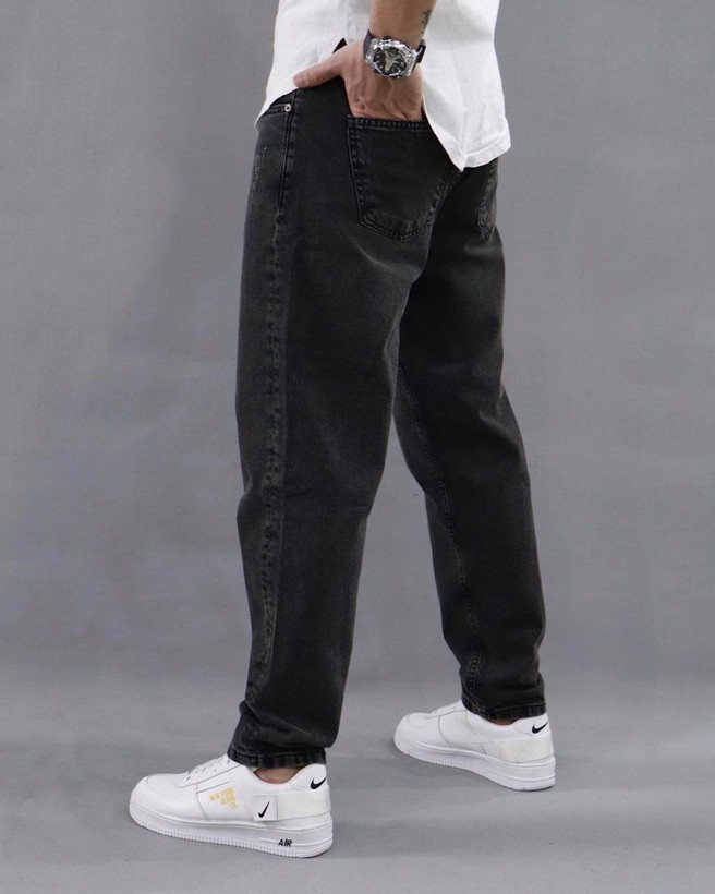 شلوار جین ذغالی بوی فرند