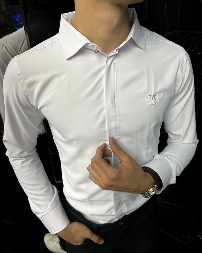 پیراهن دوشین سفید با دوخت وپارچه صددرصد تضمینی