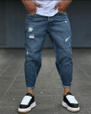 شلوار جین مام فیت آبی جدید ۲۰۲۳ کد dlmb4