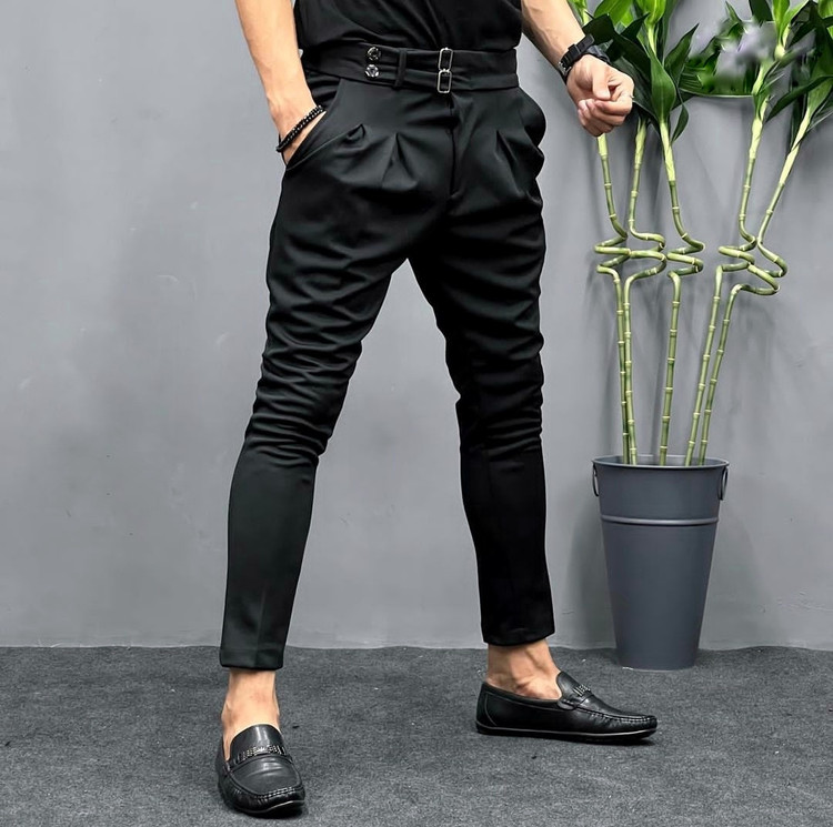 تمشلوار پلیسه دار پارچه ای