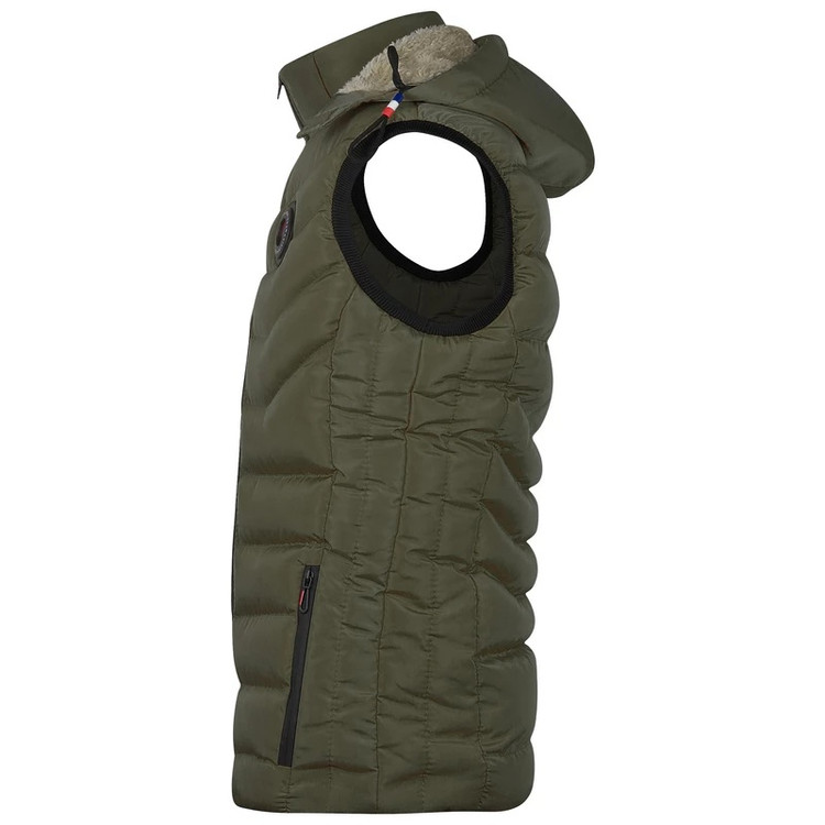 پافر جلیقه برزنتی رنگ سبز ارتشی