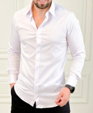 پیراهن آستین بلند ساتن کش در رنگ بندی خاص و جدید