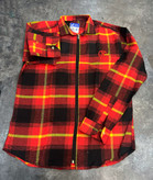 پیراهن زیپدار چهارخونه