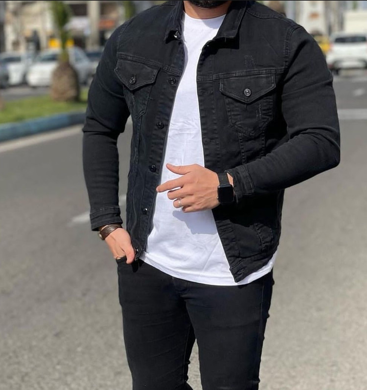 کت جین مشکی