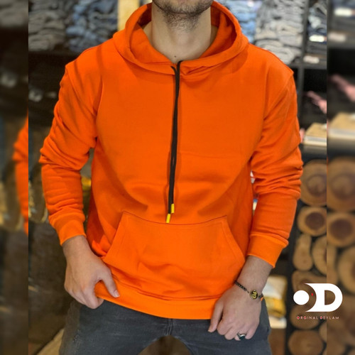 هودی ساده نارنجی