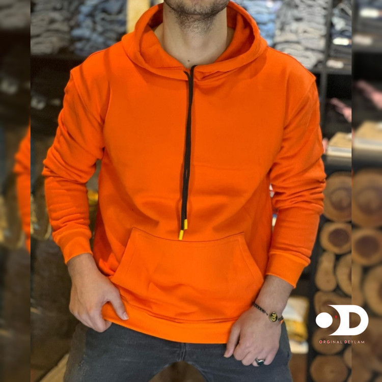 هودی ساده نارنجی