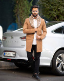 پالتو داخل خز مردانه طوسی - XL