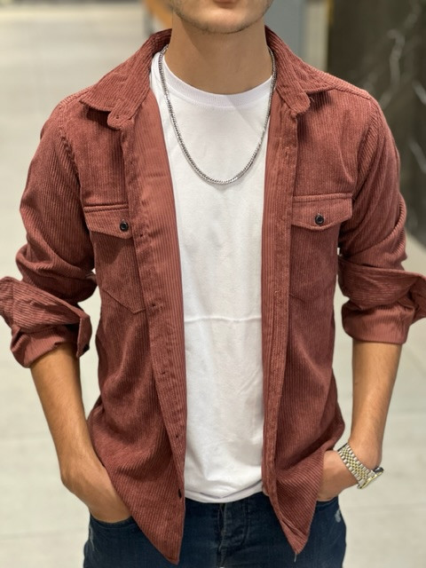 پیراهن کبریتی رنگ هلویی