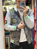 P63 - All fur - Gray - Chic - All Fur Denim Jackets
