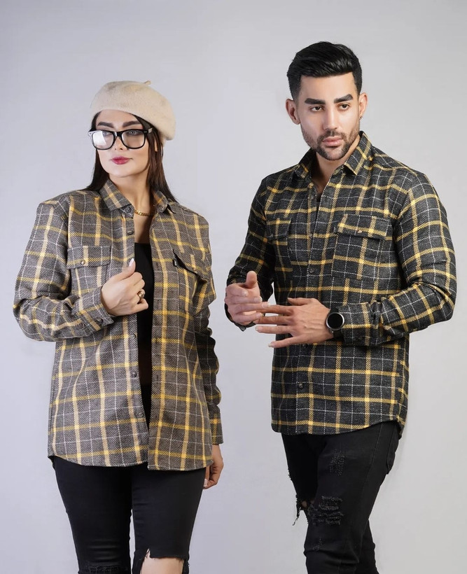 پیراهن پارچه پشمی با ترکیب بسیار شیک