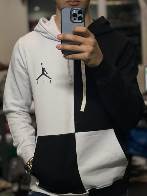 Hoodie Design Jordan White Black Extraordinarily Attractive