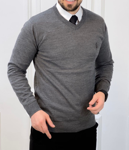 Textured Dark Seven-Gray Collar