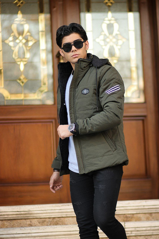 کاپشن مردانه سبز