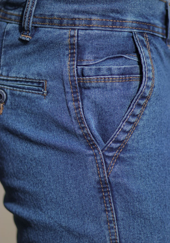 شلوار لی کلاسیک مردانه رنگ آبی