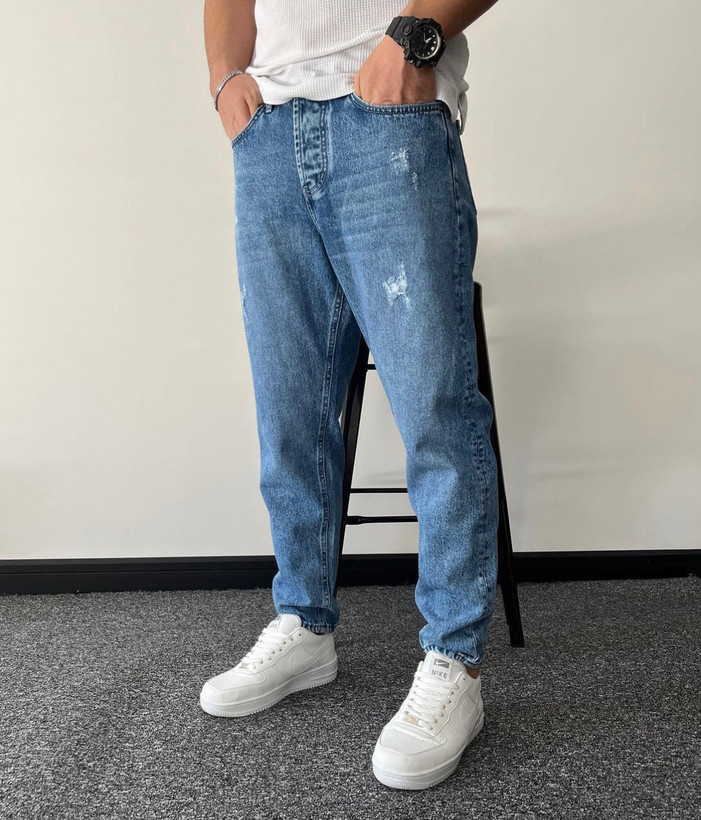 مام فیت مردانه جدید آبی روشن