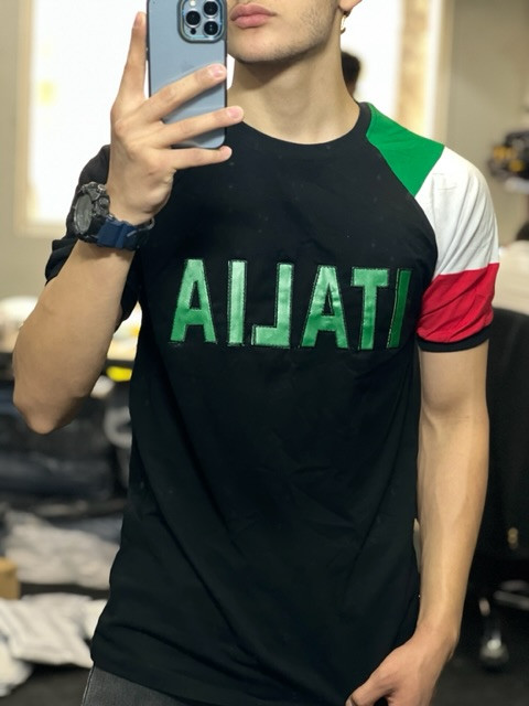 تیشرت جذاب ۲۰۲۴ ایتالیا آستین کش