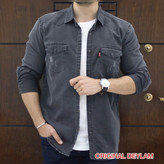 پیراهن لی زغالسنگی مردانه