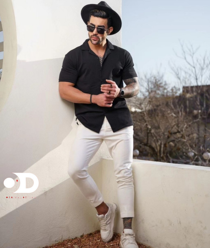 پیراهن یقه انگلیسی مردانه