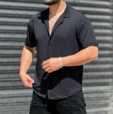 پیراهن یقه مراکشی مشکی