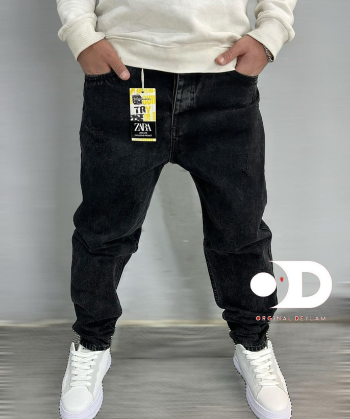 شلوار مام استایل زغالی سیر