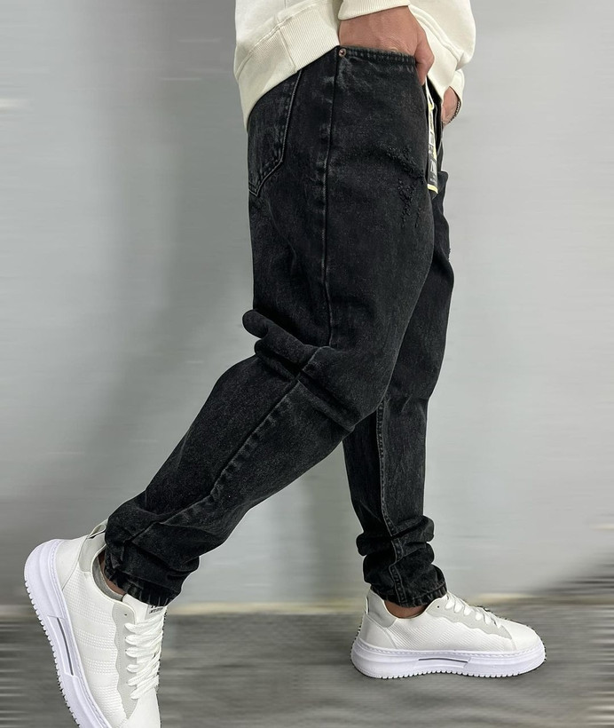 شلوار مام استایل زغالی سیر