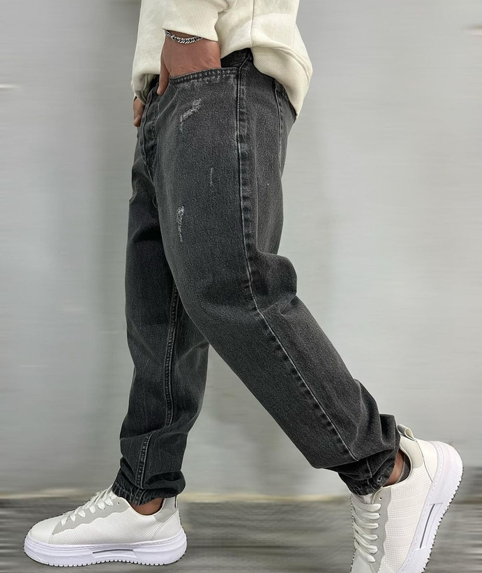 شلوار مام استایل زغالی روشن ایزها